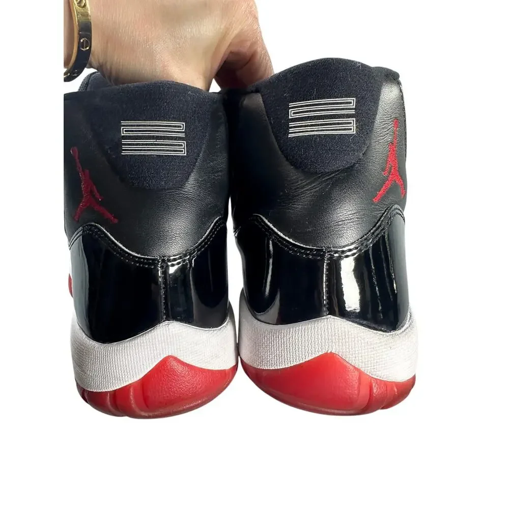 Jordan 11 Retro Playoffs Bred 2019 Patent Leather Sneaker US Men's 11